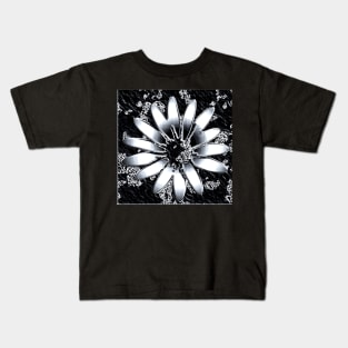 metallic flowers Kids T-Shirt